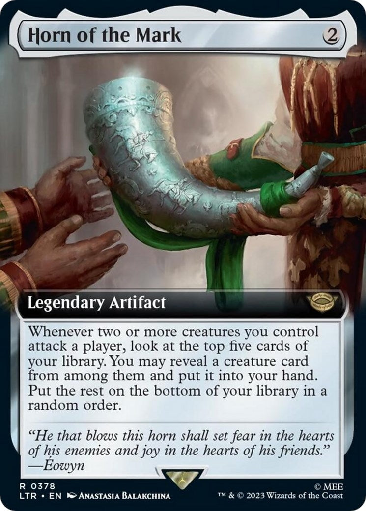Image for Horn of the Mark (Extended Art) (378) - Magic: The Gathering