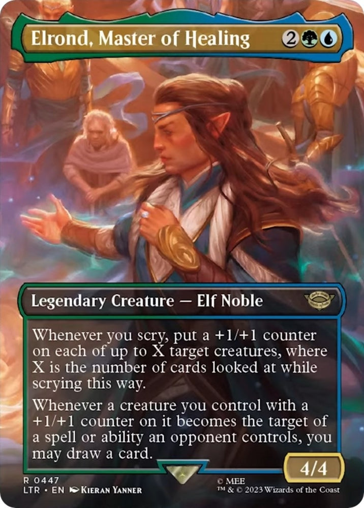 Image for Elrond, Master of Healing (Borderless) (447) - Magic: The Gathering