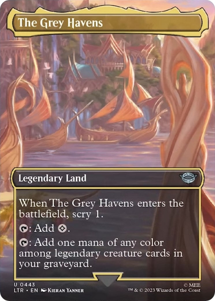 Image for The Grey Havens (Borderless) (443) - Magic: The Gathering