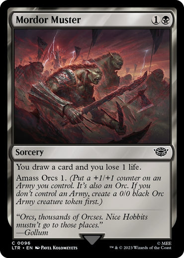 Image for Mordor Muster (96) - Magic: The Gathering