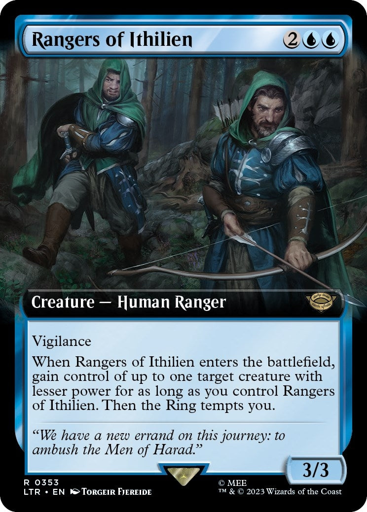 Image for Rangers of Ithilien (Extended Art) (353) - Magic: The Gathering