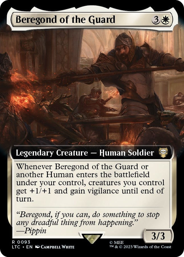 Image for Beregond of the Guard (Extended Art) (93) - Magic: The Gathering