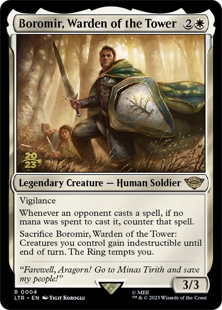 Image for Boromir, Warden of the Tower (4) - Magic: The Gathering