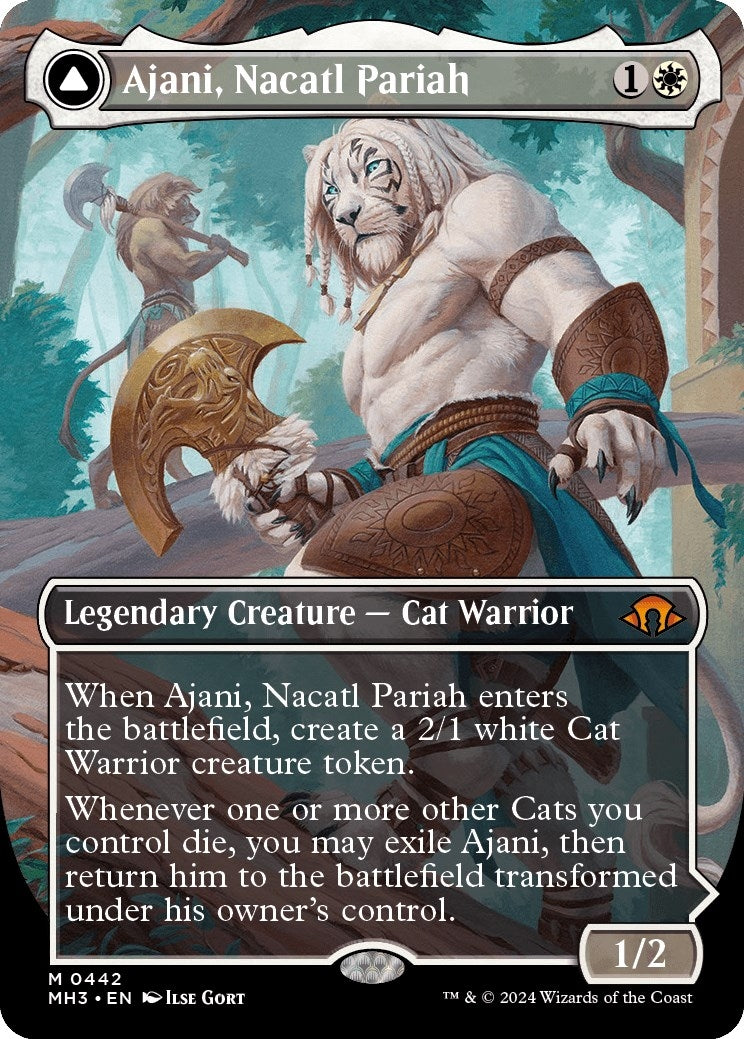 Image for Ajani, Nacatl Pariah (Borderless) (442) - Magic: The Gathering