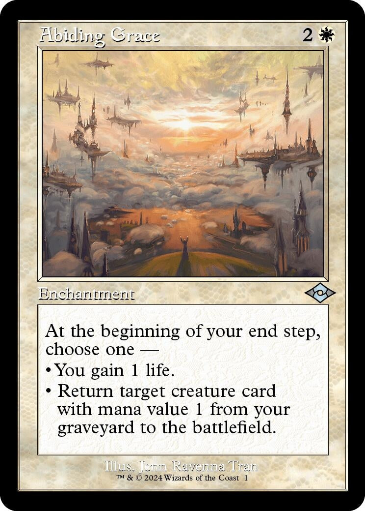 Image for Abiding Grace (Retro Frame) (1) - Magic: The Gathering