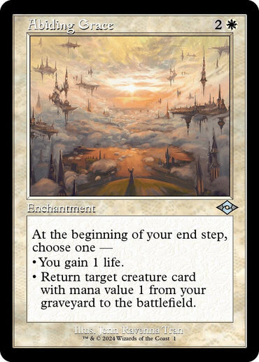 Image for Abiding Grace (Retro Frame) (1) - Magic: The Gathering