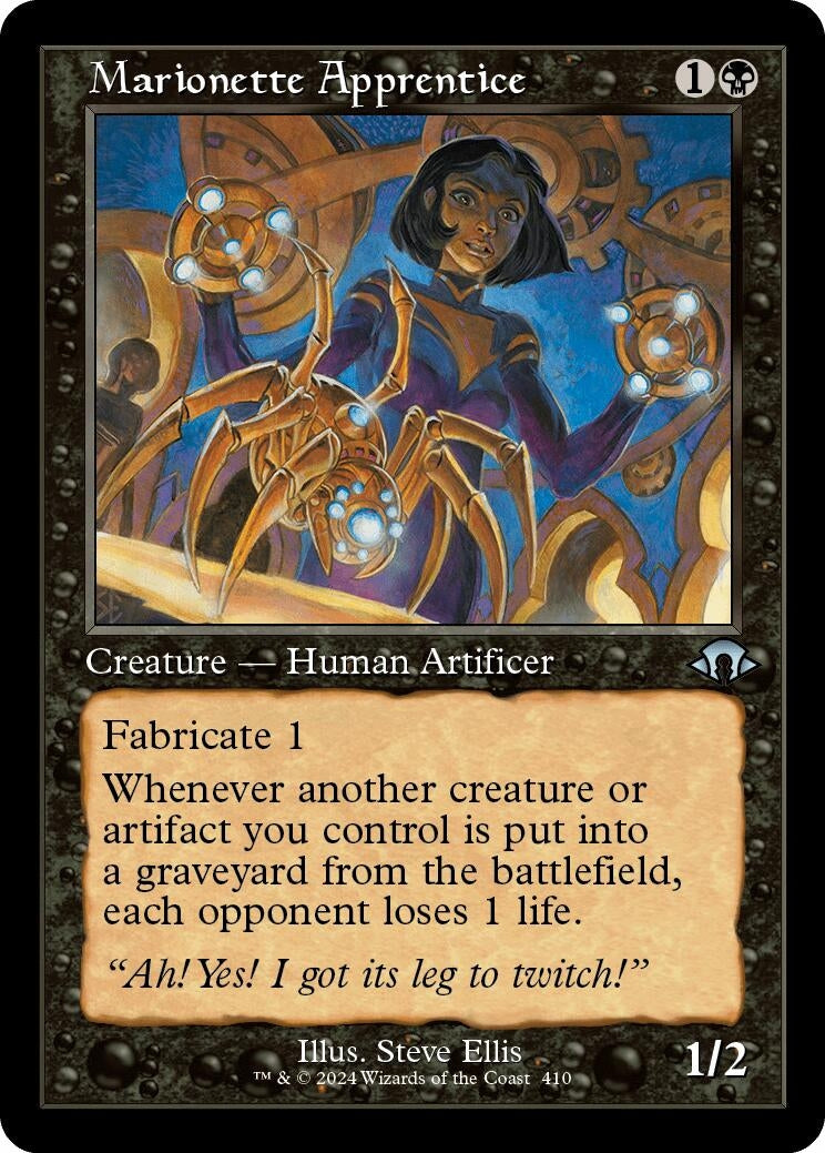 Image for Marionette Apprentice (Retro Frame) (410) - Magic: The Gathering