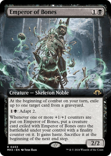 Image for Emperor of Bones (Extended Art) (453) - Magic: The Gathering