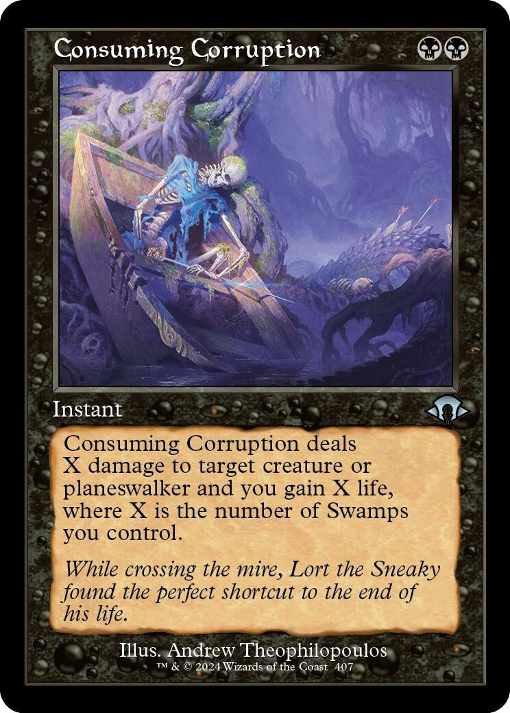 Image for Consuming Corruption (Retro Frame) (407) - Magic: The Gathering