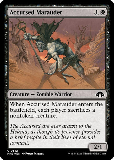 Image for Accursed Marauder (Ripple Foil) (512) - Magic: The Gathering
