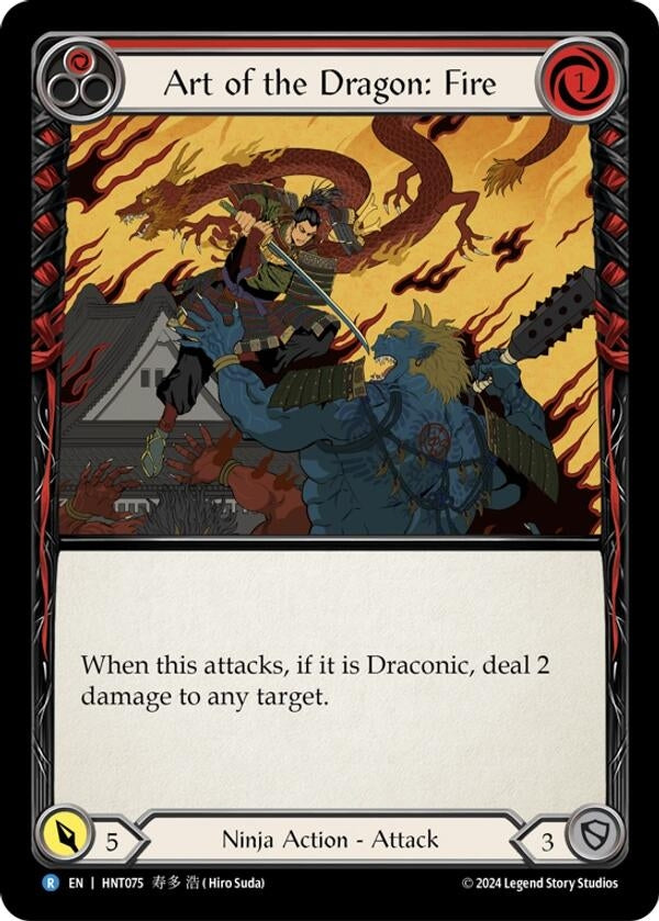 Image for Art of the Dragon: Fire (HNT075) [The Hunted]
