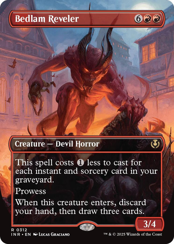 Image for Bedlam Reveler (Borderless) (312) - Magic: The Gathering