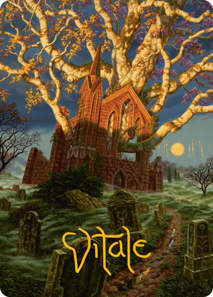 Image for Abundant Growth Art Card (Gold-Stamped Signature) (13) - Magic: The Gathering