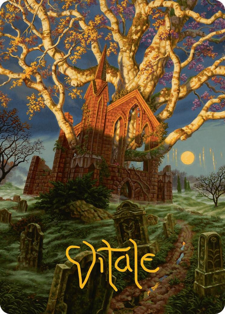 Image for Abundant Growth Art Card (Gold-Stamped Signature) (13) - Magic: The Gathering