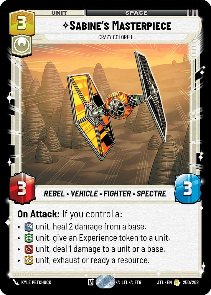 Image for Sabine's Masterpiece (250/262) - Star Wars: Unlimited