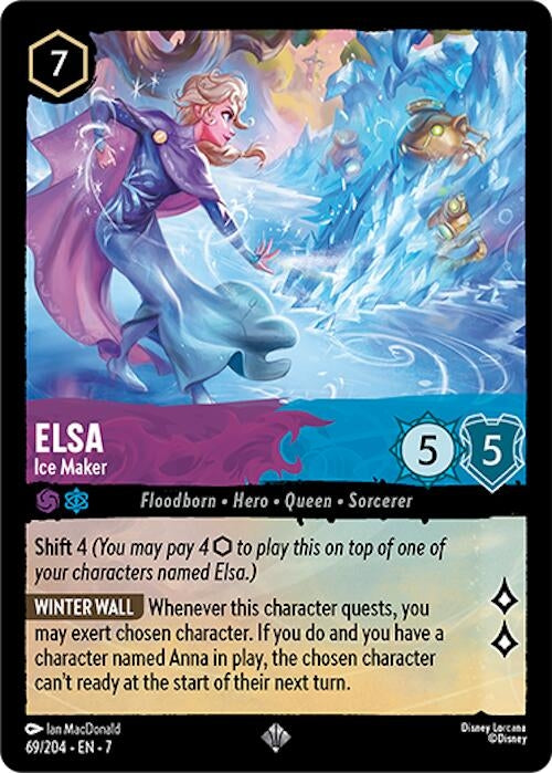 Image for Elsa - Ice Maker (69/204) - Disney Lorcana