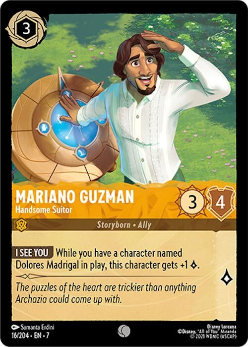 Image for Mariano Guzman - Handsome Suitor (16/204) - Disney Lorcana
