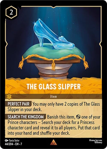 Image for The Glass Slipper (44/204) - Disney Lorcana