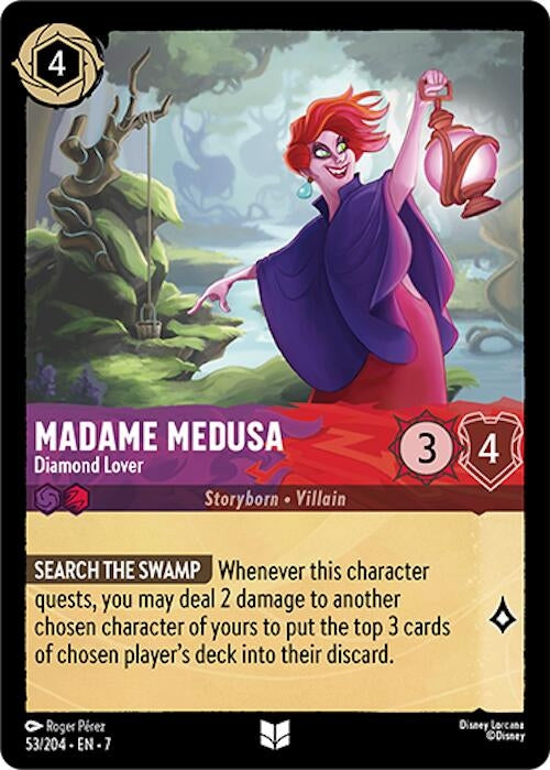 Image for Madame Medusa - Diamond Lover (53/204) - Disney Lorcana