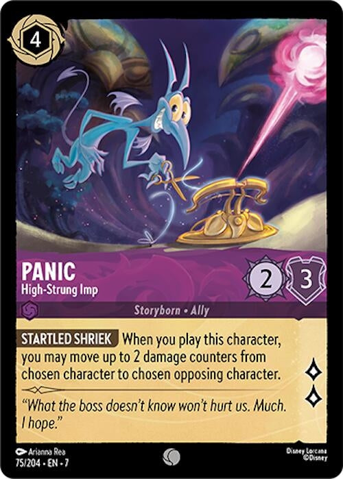 Image for Panic - High-Strung Imp (75/204) - Disney Lorcana