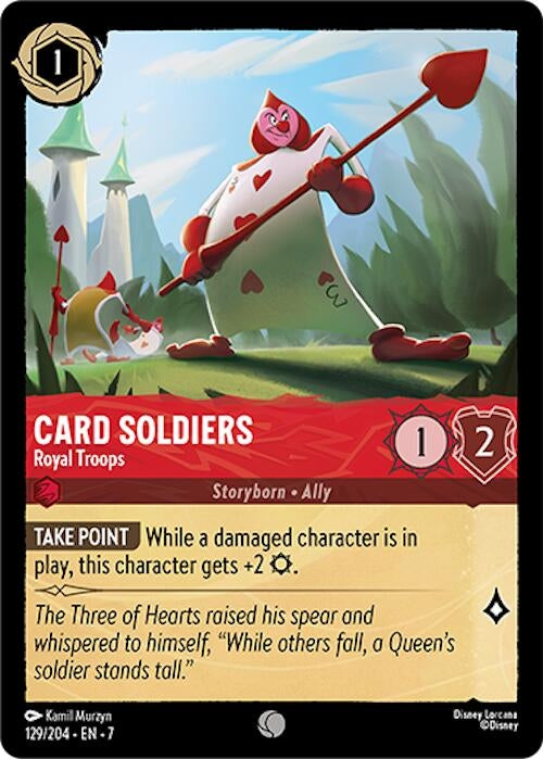 Image for Card Soldiers - Royal Troops (129/204) - Disney Lorcana