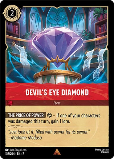 Image for Devil's Eye Diamond (152/204) - Disney Lorcana