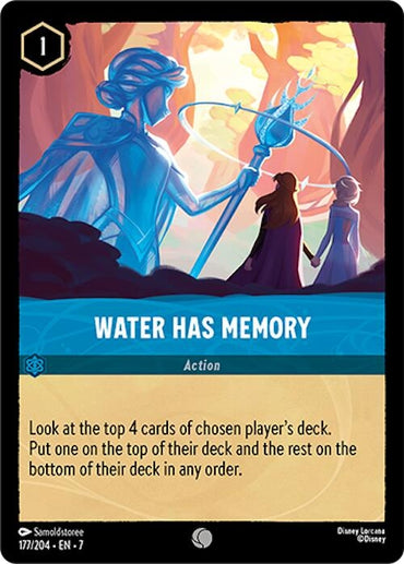 Image for Water Has Memory (177/204) - Disney Lorcana