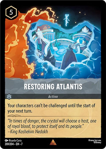 Image for Restoring Atlantis (201/204) - Disney Lorcana