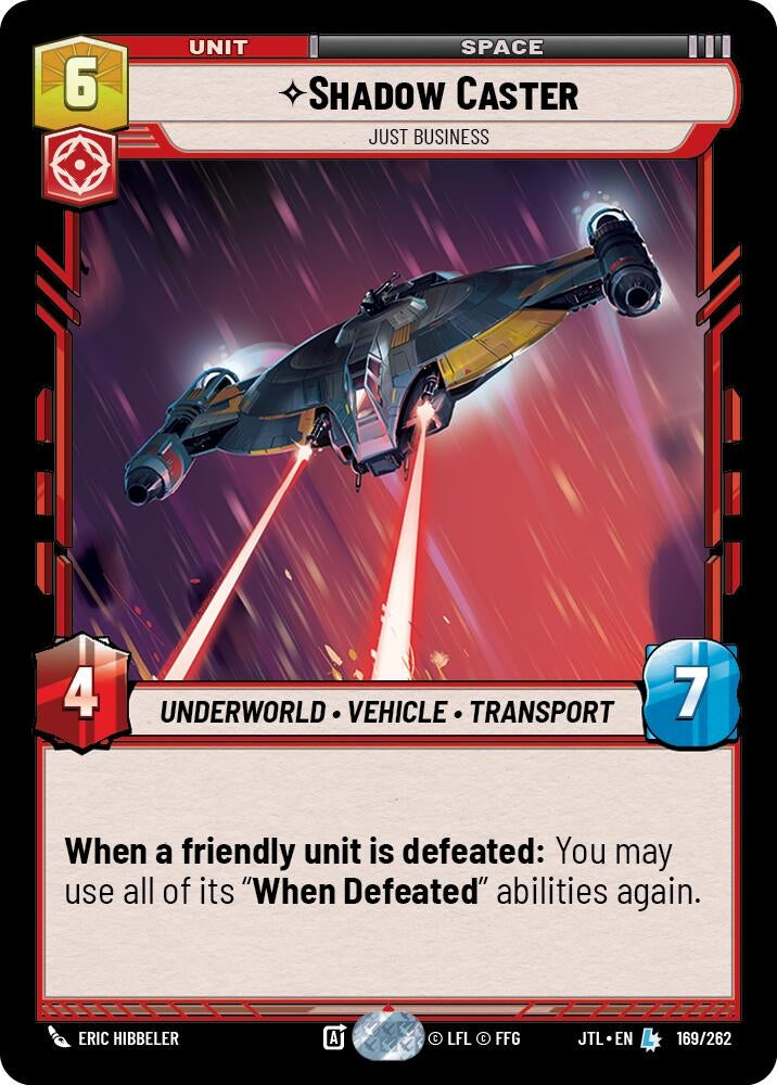 Image for Shadow Caster (169/262) - Star Wars: Unlimited