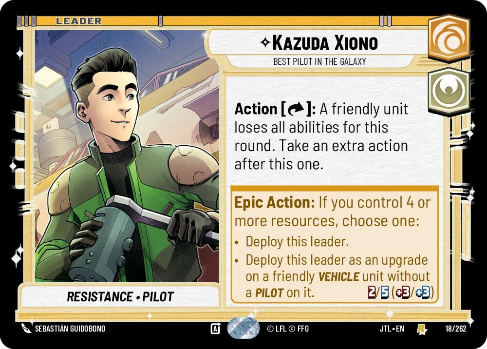 Image for Kazuda Xiono (018/262) - Star Wars: Unlimited