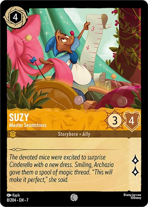 Image for Suzy - Master Seamstress (8/204) - Disney Lorcana