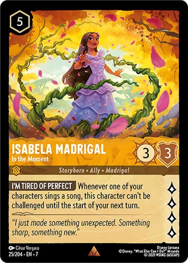 Image for Isabela Madrigal - In the Moment (25/204) - Disney Lorcana