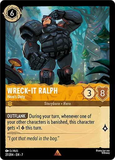 Image for Wreck-It Ralph - Hero's Duty (27/204) - Disney Lorcana
