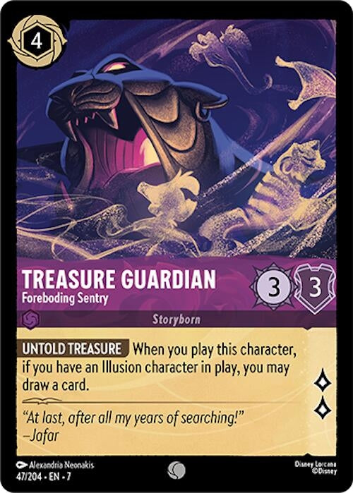 Image for Treasure Guardian - Foreboding Sentry (47/204) - Disney Lorcana