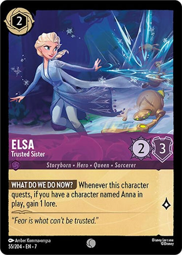 Image for Elsa - Trusted Sister (55/204) - Disney Lorcana