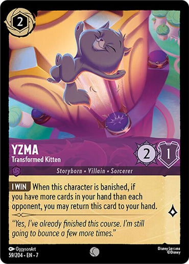 Image for Yzma - Transformed Kitten (59/204) - Disney Lorcana