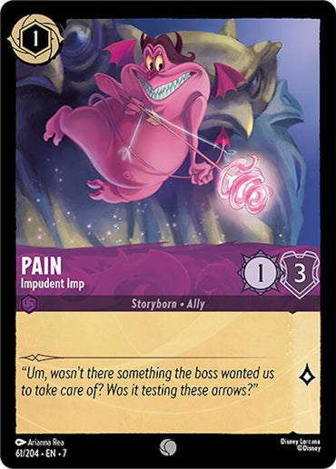 Image for Pain - Impudent Imp (61/204) - Disney Lorcana