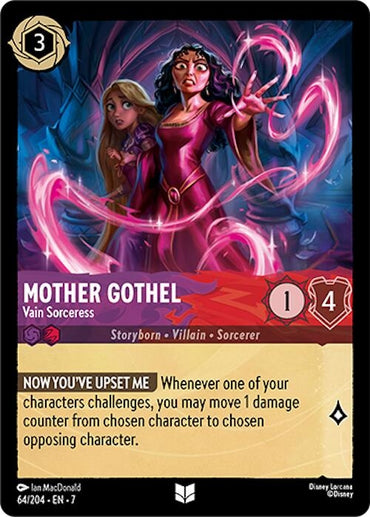 Image for Mother Gothel - Vain Sorceress (64/204) - Disney Lorcana