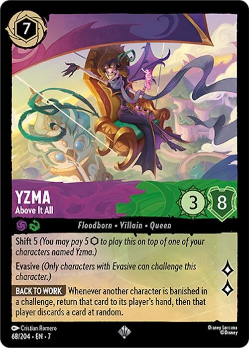 Image for Yzma - Above It All (68/204) - Disney Lorcana