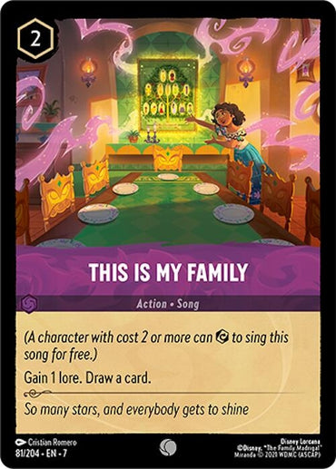 Image for This Is My Family (81/204) - Disney Lorcana