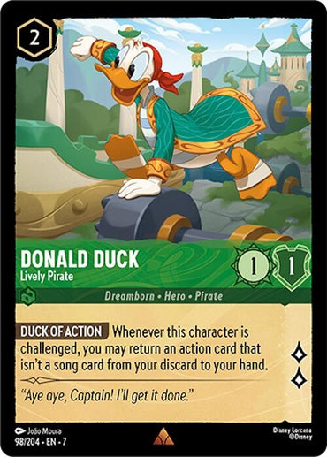 Image for Donald Duck - Lively Pirate (98/204) - Disney Lorcana