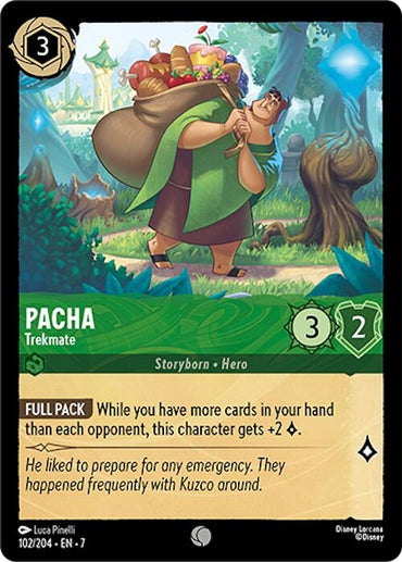 Image for Pacha - Trekmate (102/204) - Disney Lorcana