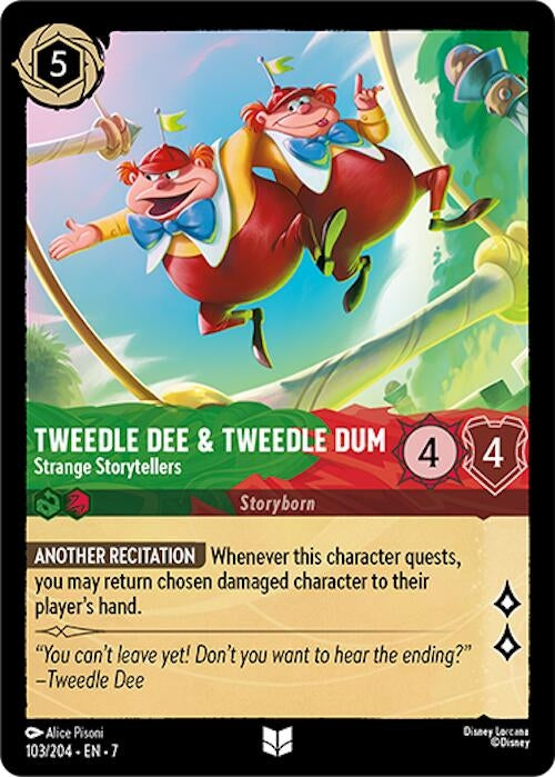 Image for Tweedledee & Tweedledum - Strange Storytellers (103/204) - Disney Lorcana