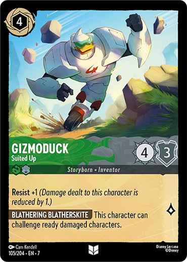 Image for Gizmoduck - Suited Up (105/204) - Disney Lorcana