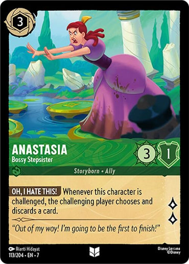 Image for Anastasia - Bossy Stepsister (113/204) - Disney Lorcana
