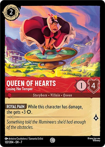 Image for Queen of Hearts - Losing Her Temper (122/204) - Disney Lorcana
