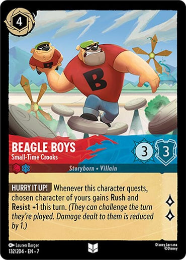 Image for Beagle Boys - Small-Time Crooks (132/204) - Disney Lorcana