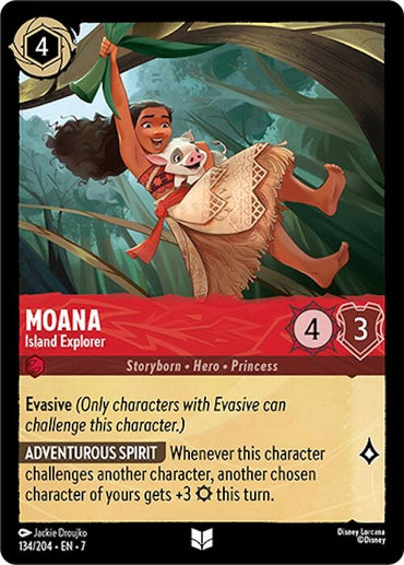 Image for Moana - Island Explorer (134/204) - Disney Lorcana