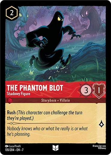 Image for The Phantom Blot - Shadowy Figure (135/204) - Disney Lorcana