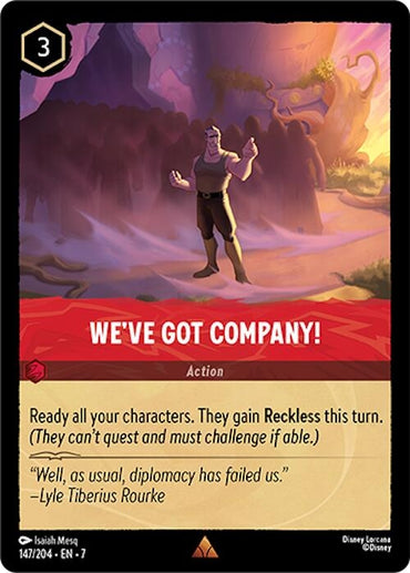 Image for We've Got Company! (147/204) - Disney Lorcana